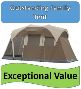 gray screened in tent - on best family tent list