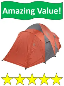 red 4 season tent