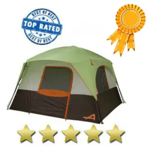 Gray, black, and green tent - Best 6 man tent