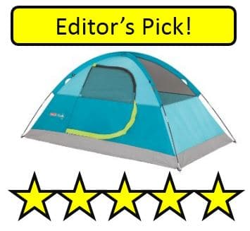 Coleman Kids Wonder Lake 2-Person Dome Tent - best kid's camping outdoor tent