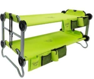 Lime Green Portable Bunk Cot for Camping