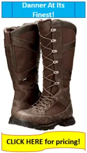 Lace up hunting boots