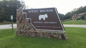 Effigy Mounds National Monument Sign