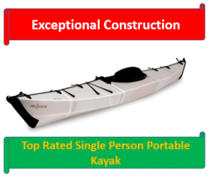 white single kayak