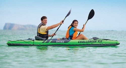 intex inflatable portable kayak