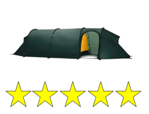 green expedition tent