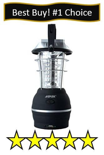 AGPtek Solar Lantern - 2019 best solar camping lantern