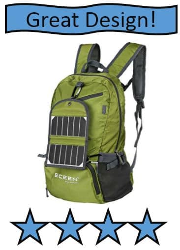 eceen-hiking-daypack - also on best solar powered backpack list