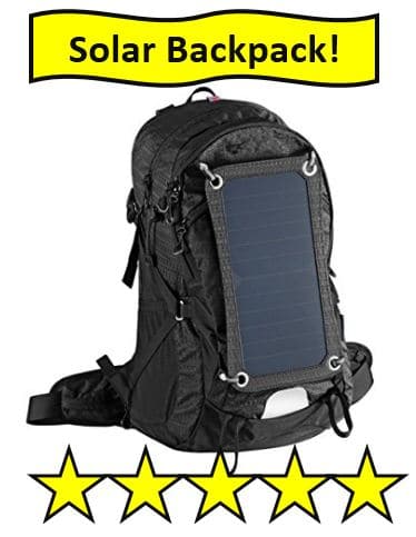Solar Powered Backpack - Part of Ultimate Solar Camping Gear Guide