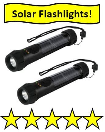 Solar Powered Flashlights