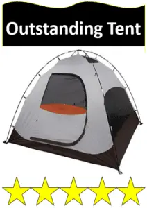gray and silver ALPS 3 man tent