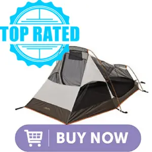 Small alpine mountaineering tent