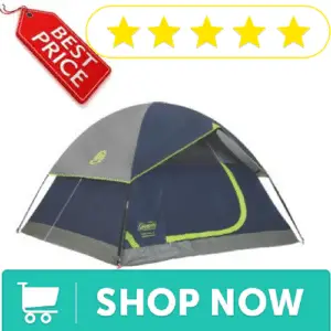 blue gray tent