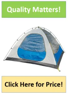 blue and gray 3 man tent