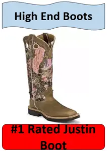Pink camo boot