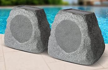 solar rock speakers