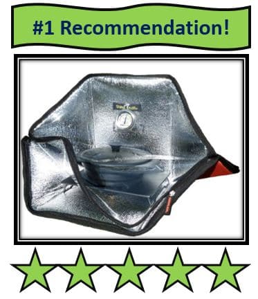 mini sunflair solar cooker - on list of best solar cookers