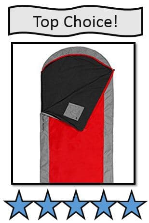 +40ºF sleeping bag. Best Hiking Sleeping Bags