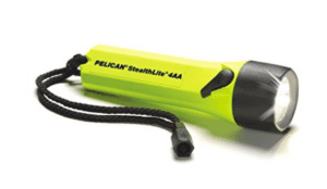 yellow Pelican flashlight