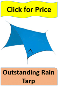 blue rain shelter