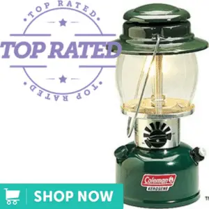 green and silver hurricane lantern