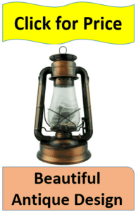 old brass gas lantern