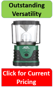 green AYL outdoor lantern