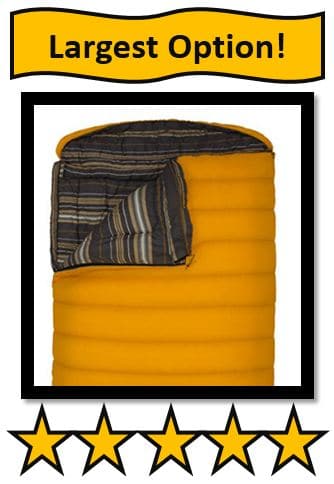 TETON SPORTS MAMMOTH QUEEN SIZE SLEEPING BAG - Best sleeping bags for tall guys