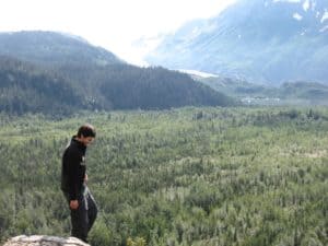 huge Alaska forests and mountains