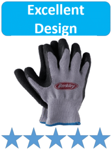 gray blue and black berkley gloves