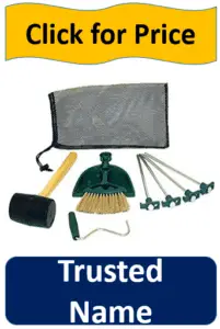 mallet, stakes, tent kit