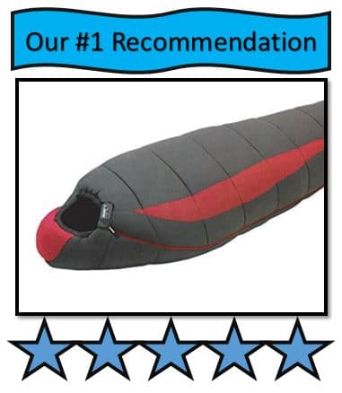 HIGH PEAK OUTDOORS CASCADE sleeping bag - the best winter sleeping bags