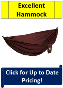 black lightweight hammock