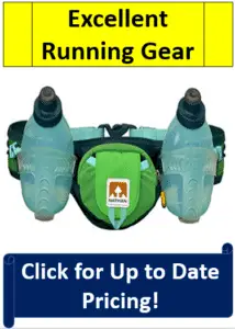 Green pouch running belt