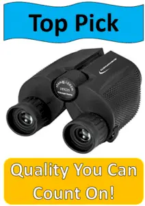 black high powered compact binoculars