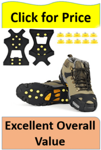 snow cleats hiking boots