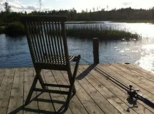 Fishing Chair on Dock