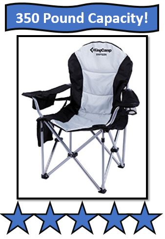 KingCamp Folding Quad Chair - great large portable fishing chair