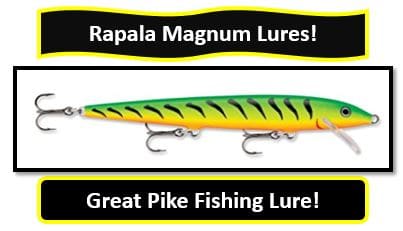 Rapala Magnum Lures - Great Northern Pike Fishing Lure