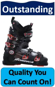 black ski boots