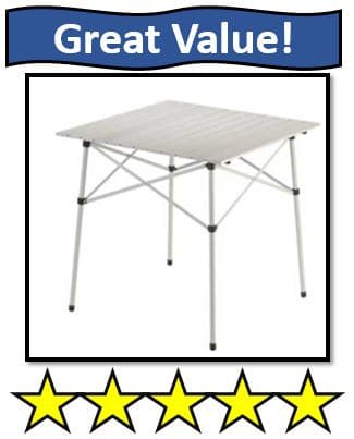 Coleman Compact Folding Table - best portable camping tables