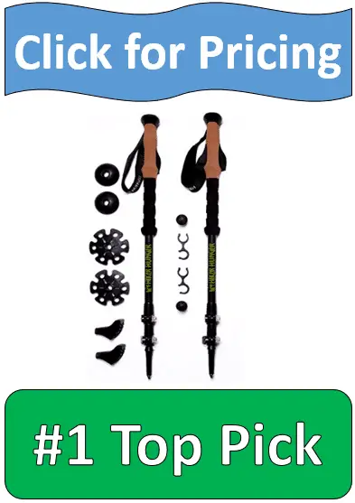 carbon fiber hiking poles with pieces