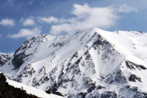 snowy mountain peaks