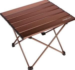 portable camping table