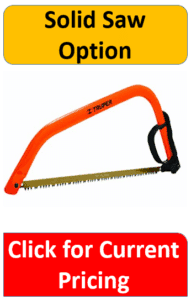 Truper brand orange handle bow saw