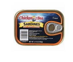 canned sardines in oil