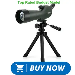 angled spotting scope for shooters on tripod