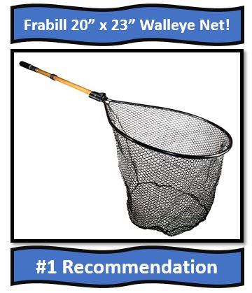 Frabill Walleye Fishing Net - Best Fishing Net for Walleye Fishing!