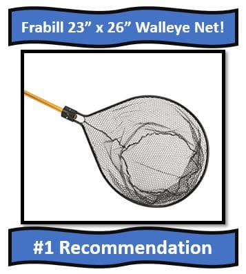 Frabill 23" x 26 Walleye Fishing net - best fishing net for walleye fishing