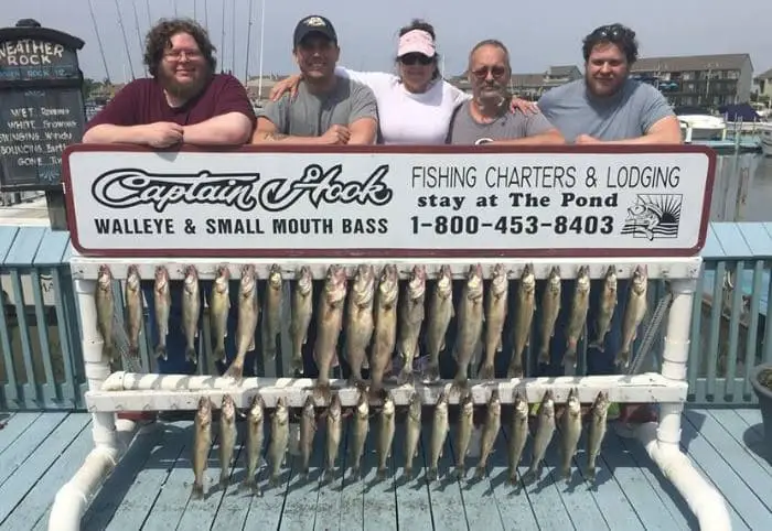 2018 Lake Erie Walleye Fishing Trip Catch - amazingoutdooradventures.com